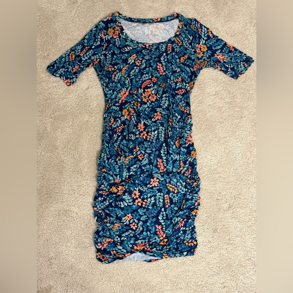 Blue Motherhood Maternity dress